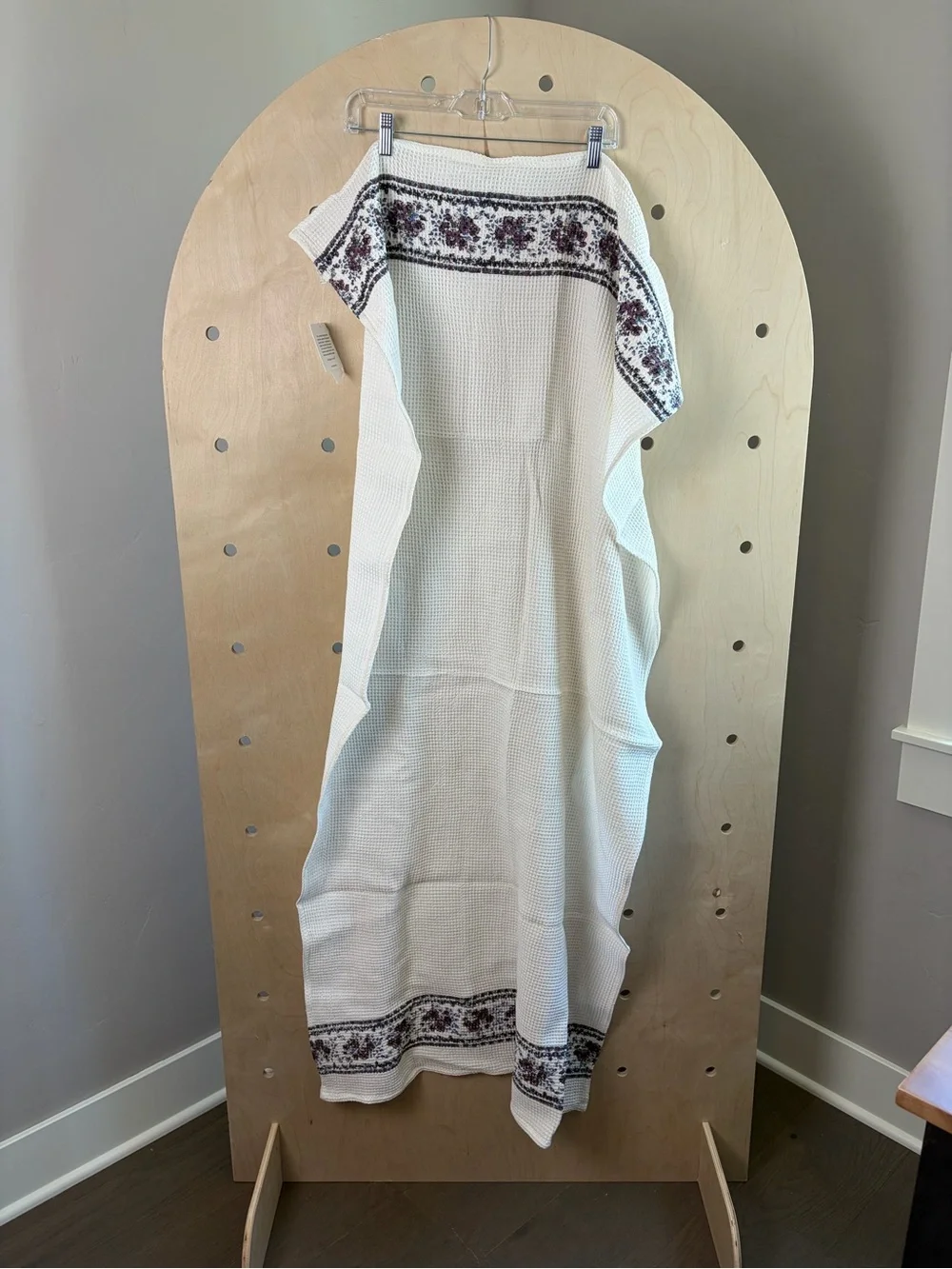 NWT Inka Paradise Waffle Weave Bath Towel | 30” x 60” | Handmade in India